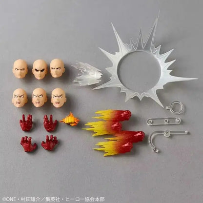 Hot One Punch Man Saitama Amazing Yamaguchi Revoltech Saitama In Stock Anime Action Collection Figures Model Toys Gifts
