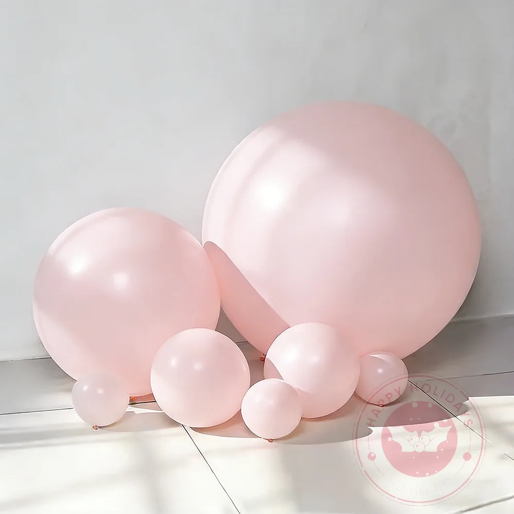 Pink Macaroon Balloons Wedding Balloon Inflatable Helium Latex Ballons Happy Birthday Party Decoration Color Ballon Arch Globos
