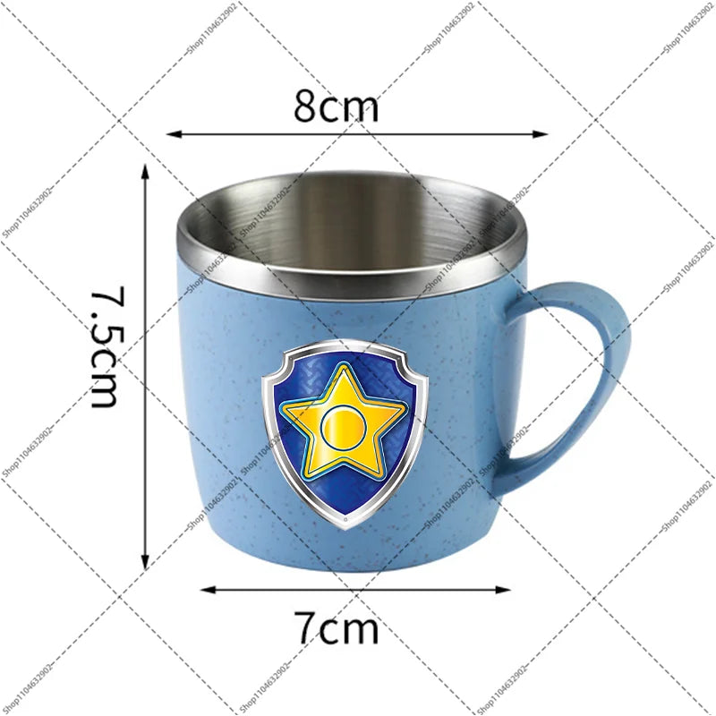 Paw Patrol Portable Stainless Steel Coffee Mug Chase Skye Cartoon Anime Pattern Printed Water Cup Household Couples Milk Cups