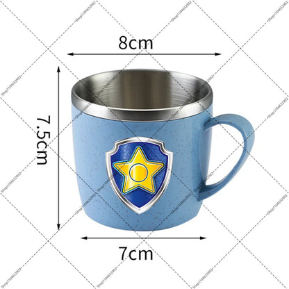 Paw Patrol Portable Stainless Steel Coffee Mug Chase Skye Cartoon Anime Pattern Printed Water Cup Household Couples Milk Cups