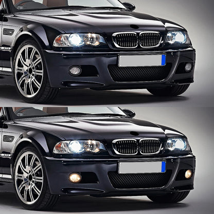 For BMW E39 M5 2001 2002 2003 E46 3 Series M3 2002 2003 2004 2005 2006 Fog Lights Headlight Front Driving Lamp Halogen LED Bulbs