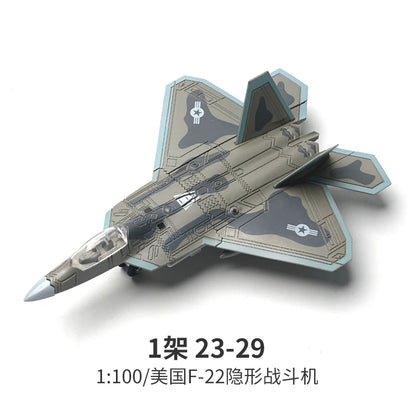 1/72 Assemble Fighter Jet US F22 F14 Tomcat Soviet SU-35 Su-57 Aircraft Model Military Building Block Toy