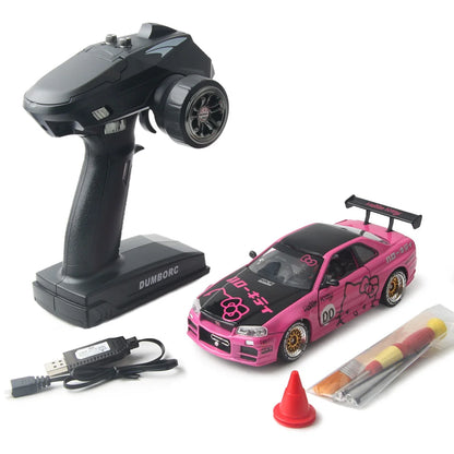 FATJAY RC Drift MINI-Q8 Supra 1/24 4AWD with Metal Shell Remote Control Model RC Racing Car Drifting car mosquito car