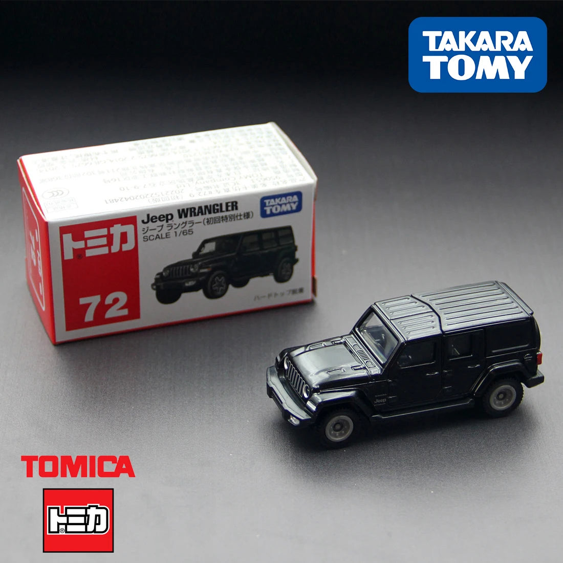 Takara Tomy Tomica No.72 Jeep Wrangler Car Alloy Toys Motor Vehicle Diecast Metal Model Kids Toys Boys