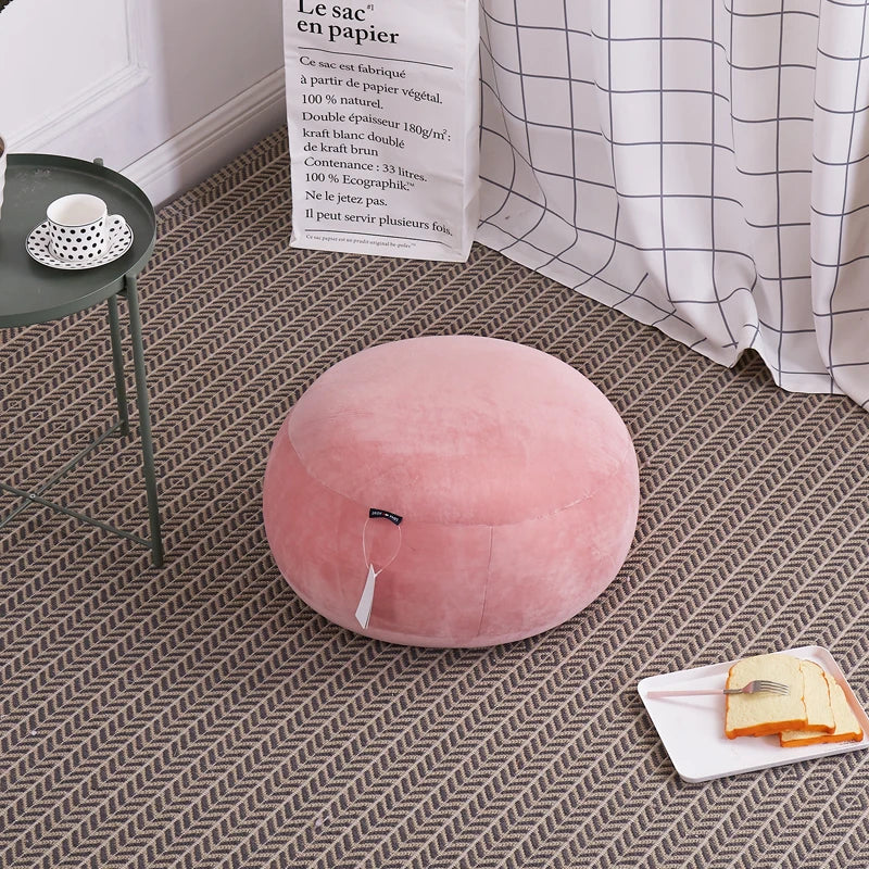 Nordic Lazy Bean Bag Sofa Living Room Orange Cute Modern Lazy Bean Bag Sofa Boneless Individual Divano Soggiorno Home Furniture