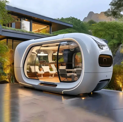 Intelligent Luxury Space Cabin Mobile Capsule Homes Modern Prefab House Space Capsule Hotel