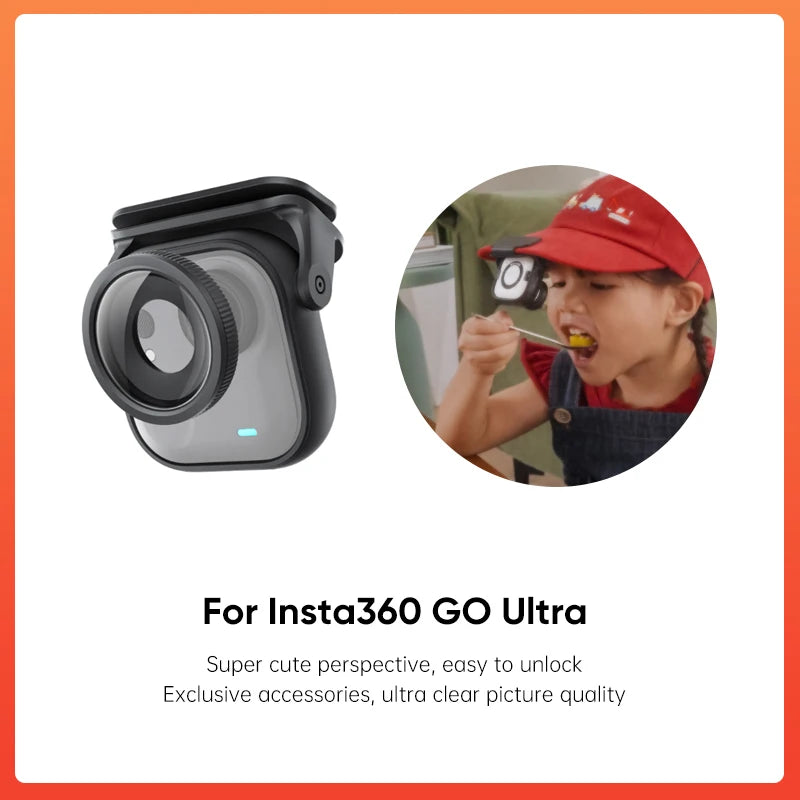 Insta360 Official Accessories - Go Ultra Camera Combo Kit, Screen Protector, etc.,Compatible with Go ultra Original Accessories.