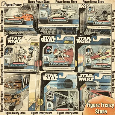 Special OfferStar Wars Micro Galaxy Squadron Serie T-70 X-Wing Tie Fighter A Wing Obi Wang Class Vehicle Figure gift ToyFigure F