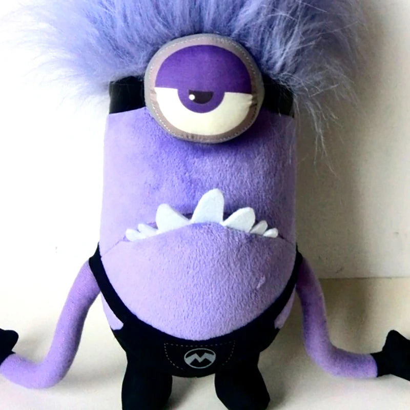 Despicable Me Movie Peripheral Little Yellow Man Plush Doll Fun Cute Anime Purple Minions Stuffed Toys Xmas Gifts for Kids