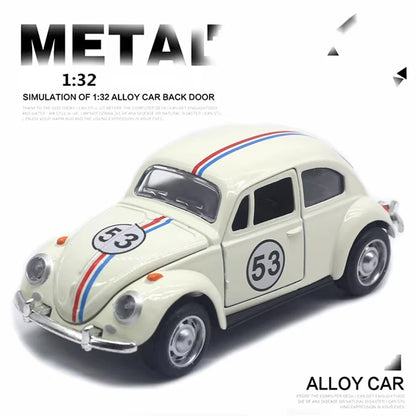 1:32 Volkswagen Beetle Alloy Car Metal Classic Toy Model with Pull Back Function Vehicles for Child Gifts