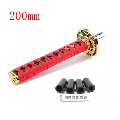Universal Car Katana Gear Lever Knob Gear Shift Knob - JDM Racing Style Aluminum Alloy Shifter for Manual Transmission
