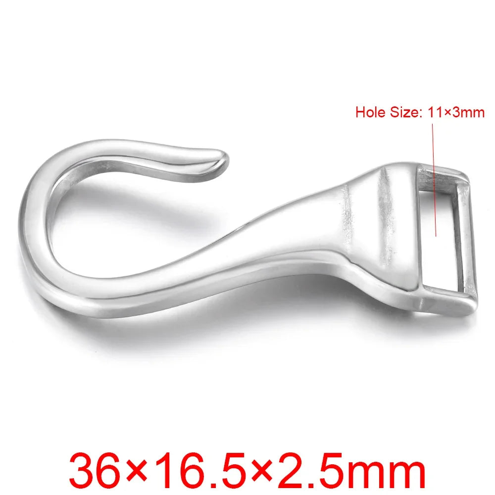 Stainless Steel Hooks Pendant Bracelet Clasp Fishhook Jewelry Making Findings Charms DIY Supplies Accessories Wholesale