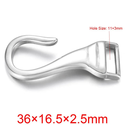 Stainless Steel Hooks Pendant Bracelet Clasp Fishhook Jewelry Making Findings Charms DIY Supplies Accessories Wholesale