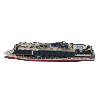 MOC-116714 Ocean Cargo Giant Ship Carrier Building Block Model • 6270 Parts Children's Birthday Building Blocks Toy Gifts