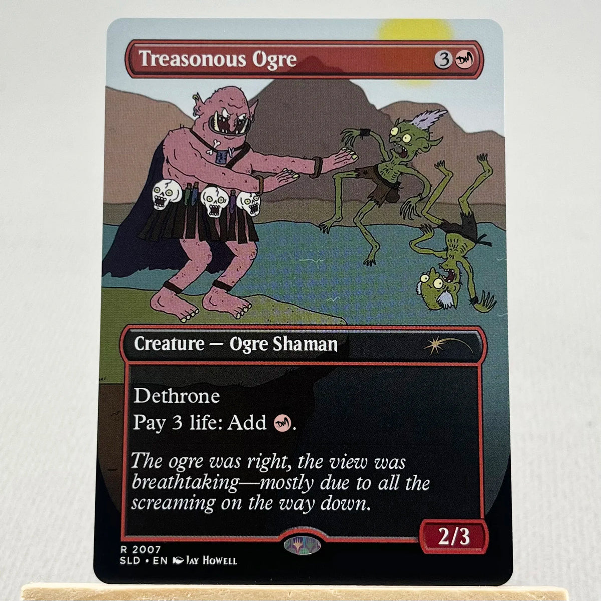 SLD HOLO19//002 Homeward Path Mox Opal Tcg Proxy Cards Dark Ritual Exquisite Blood City Damnation Karlach Home Play