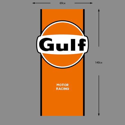 Car Sticker Gulf Vintage Style Truck Vinyl Decal Gasolin Petroleum Racing Gas Waterproof Decals PVC for Tesla 9-11 917 917LH 918