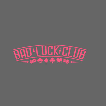 JDM Rear Window Car Decal Windshield Sticker Banner Rocker Side Back Window Bad Luck Club Suits Dice Poor Choices