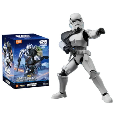 BLOKEES Star Wars Series Brick Figures Beyond Edition The Mandalorian and Grogu Imperial Stormtrooper Assembled Model Toy Gift