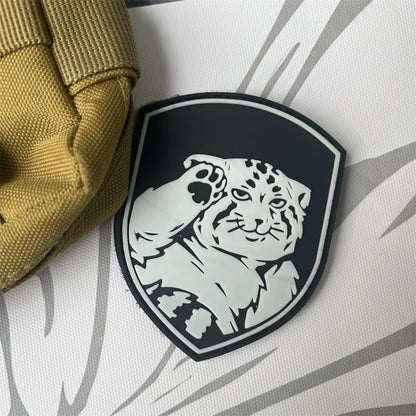 Manul Manulization PVC Hook and Loop Patches Tactical Morale Badge Military Armband Backpack Stickers
