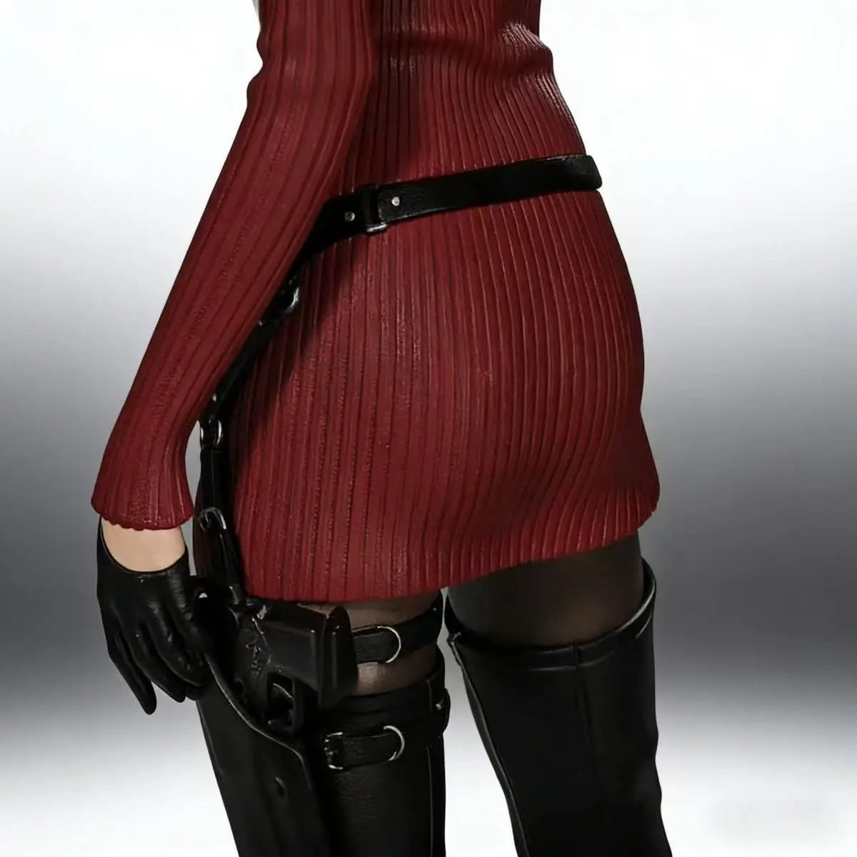 Ada Wong Figure, Resident Evil Game Merchandise, Red-Clothed Female Agent Static Statue Model