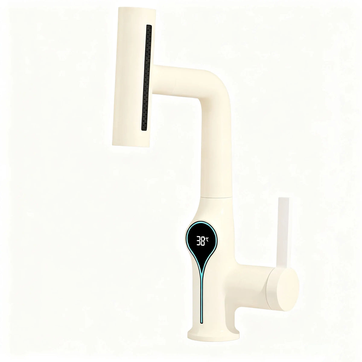 Multi Functional Waterfall Basin Faucet 4 Mode Mixer Tap Pull Out Nozzle Bathroom & kitchen Faucet Smart LED Display Sink Faucet
