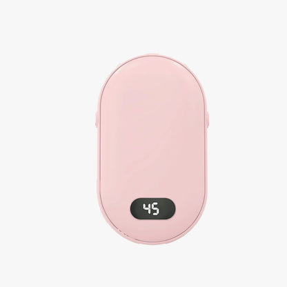 Hand warmer with Double-Sided Heating and Two Temperature Settings, This Portable Hand warmer Can Be Charged