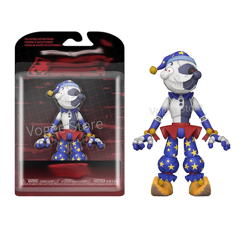 FNAF Figures Freddy Bonnie Foxy Chica Fazbear Bear Action Figure PVC Collection Sundrop Moondrop Figurine Model Doll Toys Gifts