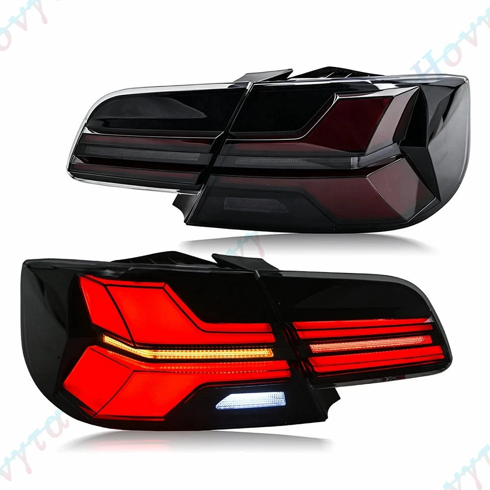 Pair LED Taillights For BMW 3 Series E92 M3 Coupe LCI 316i 318i 320i 325i 2006 - 2012 Taillamp Rear Lamp Brake Fog Signal Light
