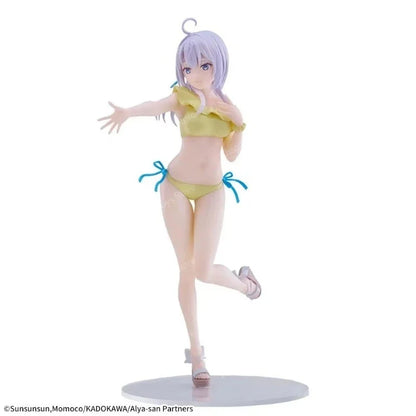 100% Original SEGA Luminasta Alya Sometimes Hides Her Feelings Alisa Swimsuit Anime Figure Desk Decor Collectible Gifts In Stock