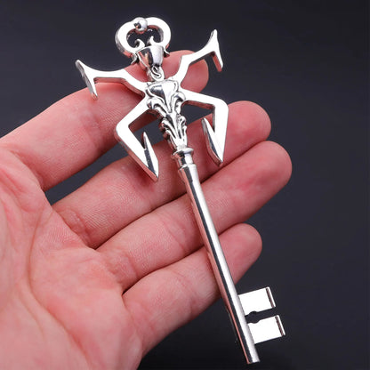 Resident Evil 4 Remake Keychain Large Irregular Key Retro Soldier Armor Cthulhu Octopus Pendant Men And Women Jewelry Gift