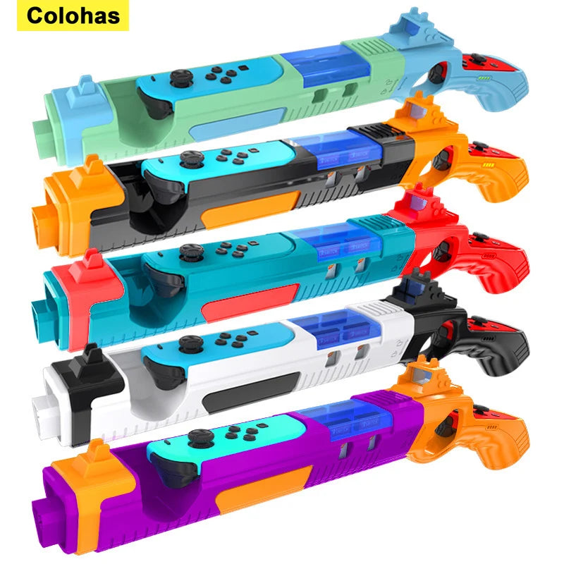 Game Shooting Gun For Nintendo Switch Joy-con Handgrip Sense Joystick Controller Gamepad Joypad Gaming Gun for NS Accessories