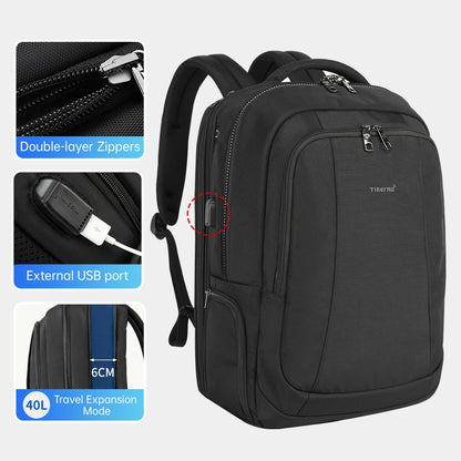 Tigernu Travel Backpacks Vacuum Backpack 14 15.6 17.3inch Laptop Backpack For School Backpack Men Schoolbag Compression Backpack