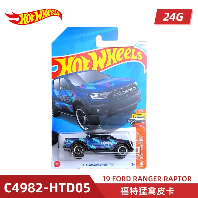 Original Mattel Hot Wheels Car Toys 1/64 Diecast C4982 2024G Volkswagen T2 Pickup Hirohata Merc Vehicle Model Toy for Boys Gift
