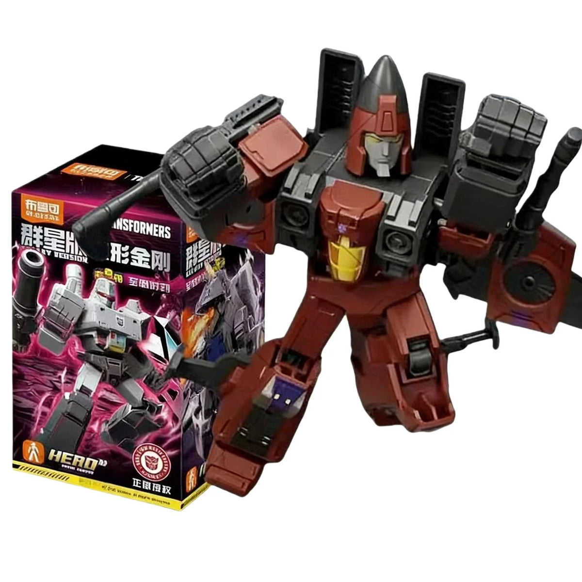 New Arrival Original Blokees Transformers One Galaxy Version 9 Darkest Hour Megatron Buildable Collectible Movable Model
