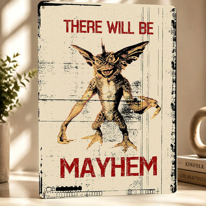 Gremlins Aluminum Posters Customized Metal Tin Sign Vintage Premium Dramatic Screen Scene Wall Art For Film Fans And Theaters