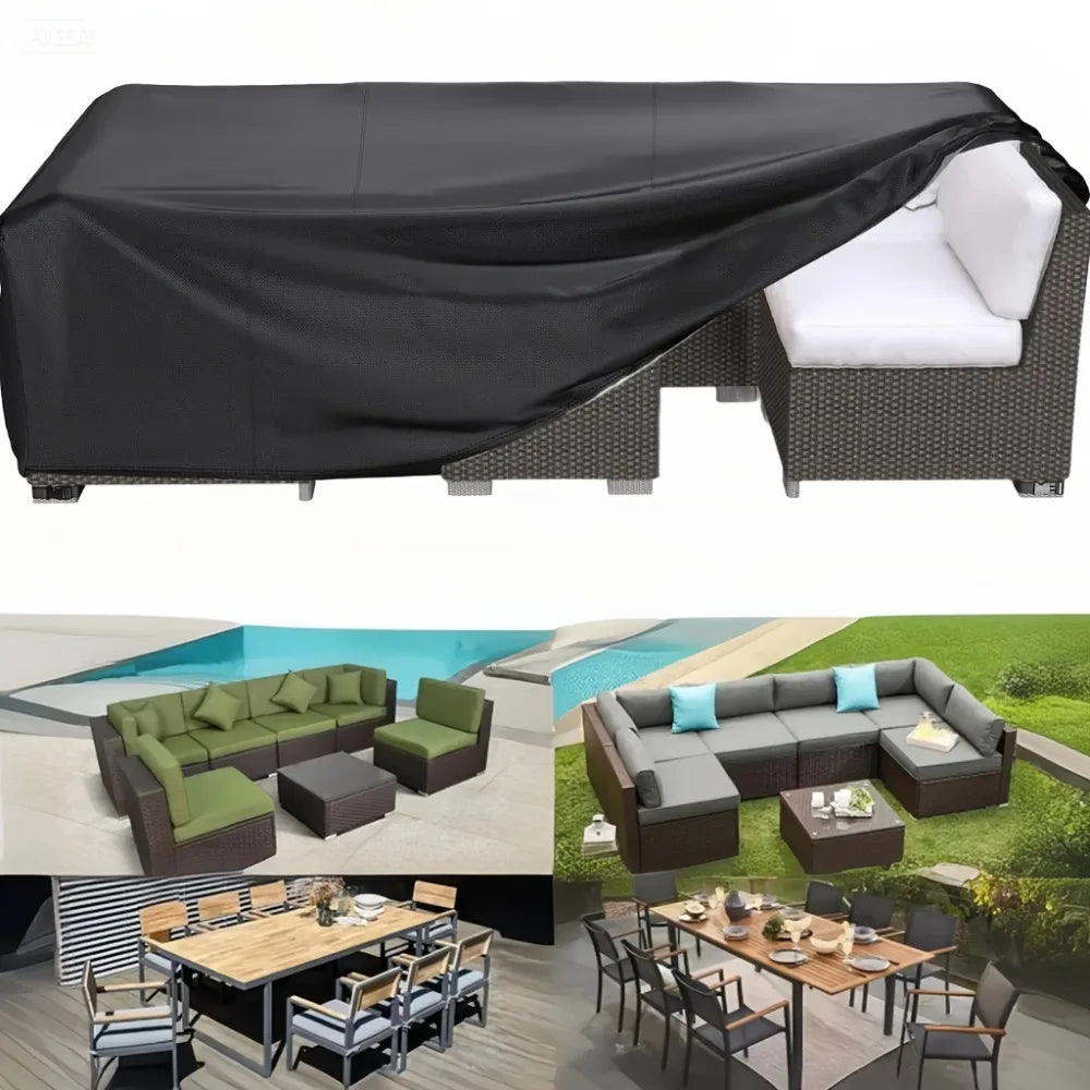 500 Size Outdoor Patio Home Cover, Garden Patio Balcony Sofa, Chair Table Coffee Table Cover, Protection Single Sofa Chair Cover