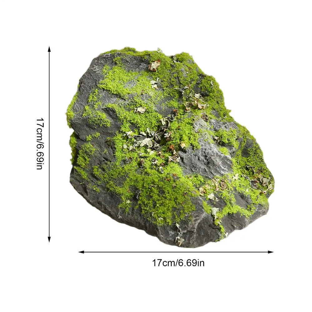 1 Piece Simulated Moss Stone Fake Rock For Indoor And Outdoor Garden Decoration Artificial Landscape Home Decoration