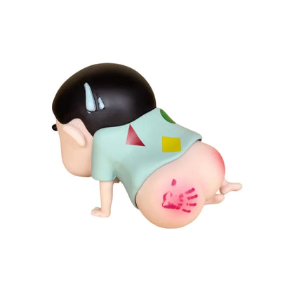 5cm Kawaii Anime Crayon Shin Chan Swollen Buttocks Figurine PVC Model Doll Desktop Decorations Cartoon Cute Ornament Kids Gift