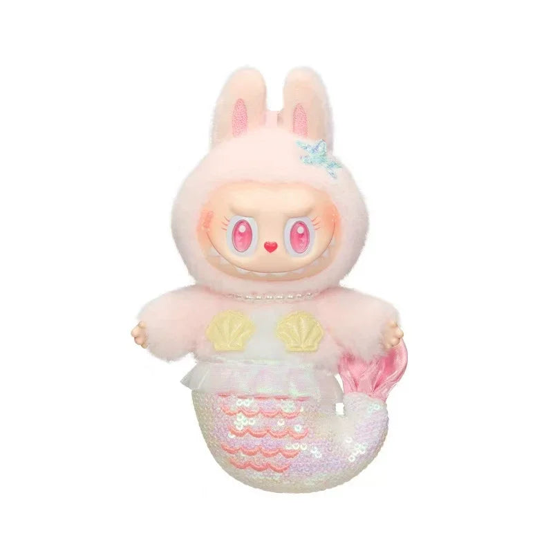 POPMART Original The Monster Labubu 38cm Mokoko Angel Crying Again Blind Box Doll Toys Original Labubu V1 V2 Toys Birthday Gifts