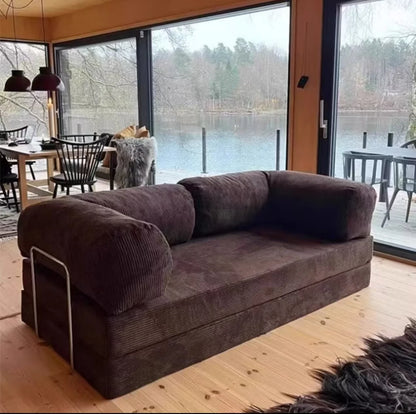 U-Shaped Sectional Couches for Living Room | Chenille Sofa with Double Chaise | 112 Inch Dark Grey Sectionals Couch, Customized