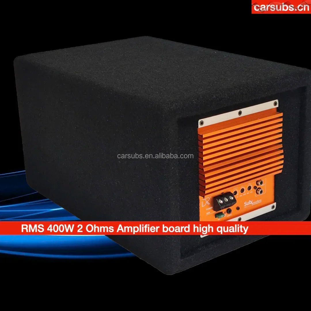 2026/Truck VAN SUV Car Active Amplified Subs Built in Box Enclosurer 8 inch Peak 1000W 8" Car Tubed Active Subwoofer