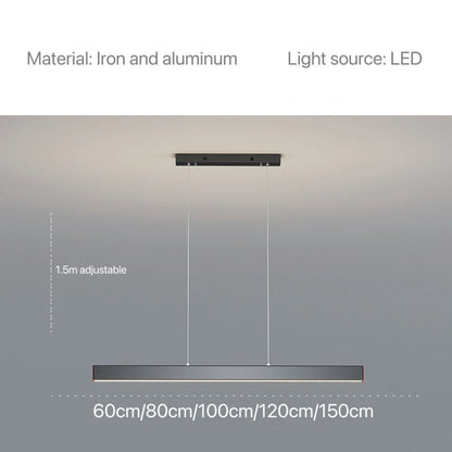 LED Restaurant Pendant Light, Dining Table Lighting, Kitchen Bar Light, Linear Light, Office Pendant Light, Modern and Minimalis