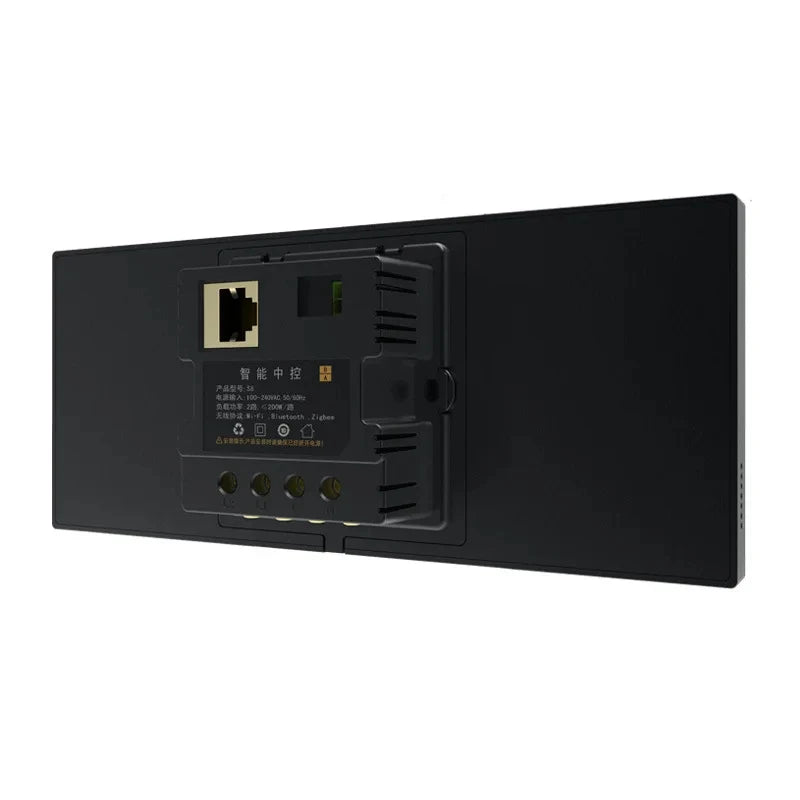 Smart Tuya Control Panel 6-inch Smart Home Multi-functional Touch Screen In-wall Central Control for Intelligent Device Scene