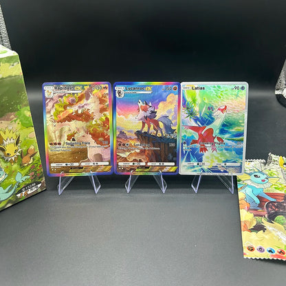 1 Box PTCG Pocket Series English Random Flash Collection Card Umbreon Sylveon Umbreon Mega Pinsir Game Collection Card Toy Gift