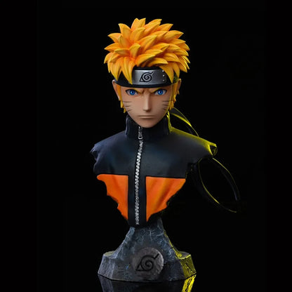 Naruto Action Figure Each Character Bust Portraits Sasuke Kakashi Itachi Model Statue Toys Desktop Ornament Decoration