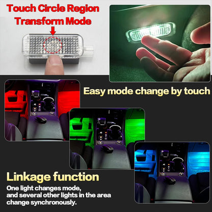 LED Car Interior Atmosphere Lamp Footwell Light Decoration Accessories For Porsche Macan 95B Cayenne 9YA 957 955 Boxster 987 911