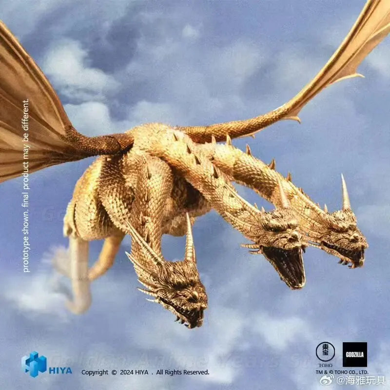 【In Stock】HIYA EBG0280 Godzilla Vs King Ghidorah 1991 King Ghidorah Articulated Model Gift&Collection