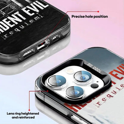new game Resident Evil Requiem Phone Case black IMD Colorful Silver Suitable case for iPhone 17 16 e 15 14 13 12 11 Pro Max