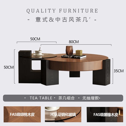 Mid Century Vintage Coffee Tables Wabi Sabi Designer Wabi Sabi Trendy Coffee Table Premium Elegant Mesinha Living Room Furniture