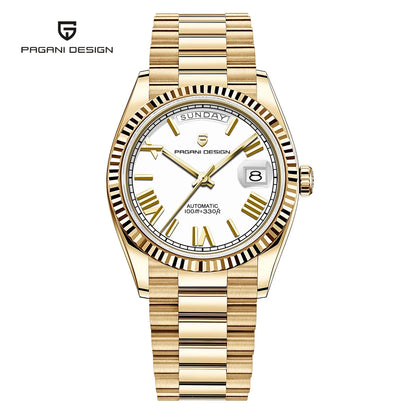 2026 New PAGANI DESIGN DD36 Men's Watches Rose Gold Automatic Watch For Men Mechanical Wristwatches AR Sapphire Luminous Clock
